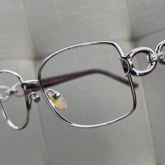 Kirkland Signature Women Eyeglasses/Sunglasses Frame PARADISE TAUPE Tone Italy - Picture 3 of 12